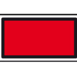 Знак «Щит сигнальный красный»